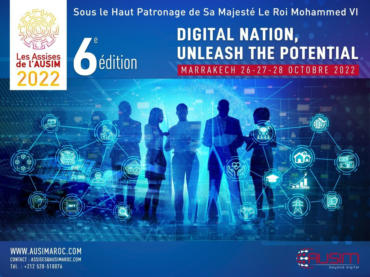 Tenue de la 6ème édition des Assises de l’AUSIM, sous le thème de « Digital Nation, Unleash the potential ».