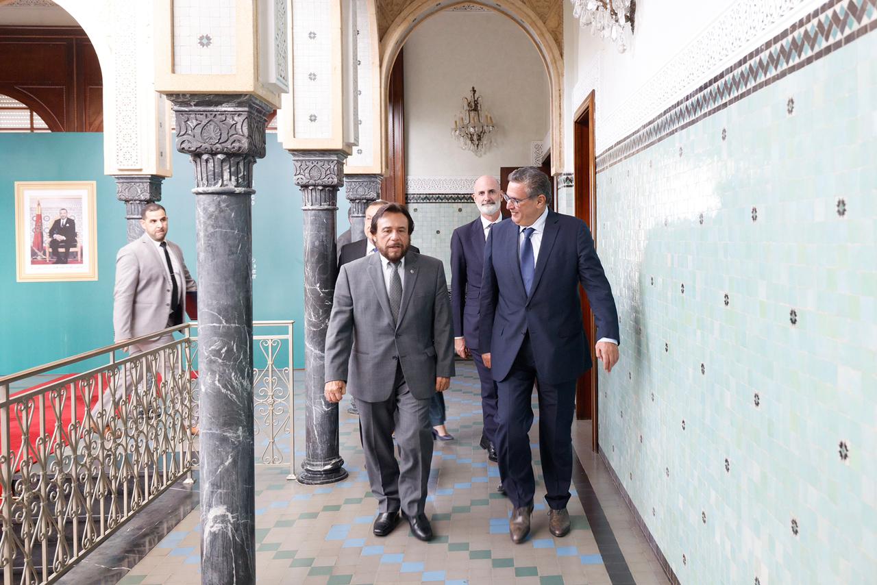 Akhannouch rencontre le vice-président du Salvador