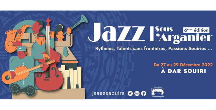 Festival : Le VIème Jazz sous l'Arganier, du 27 au 29 décembre à Essaouira