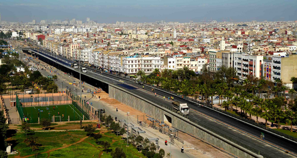 Casablanca : le pont de dénivellation du boulevard Mohammed VI ouvert à la circulation