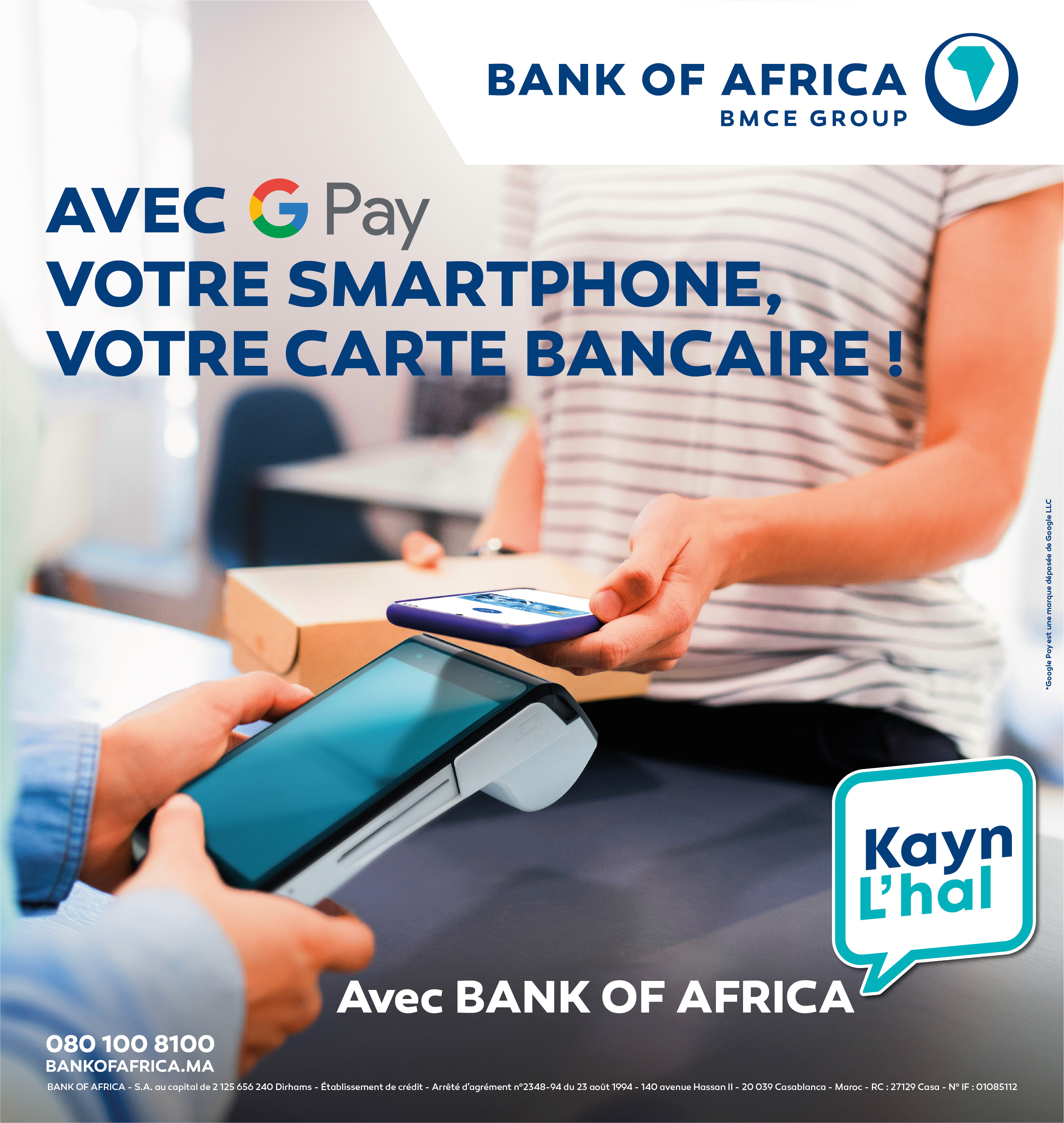 Bank of Africa lance Google Pay