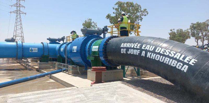 OCP Green Water met en service un pipeline d’eau dessalée entre Jorf Lasfar et Khouribga