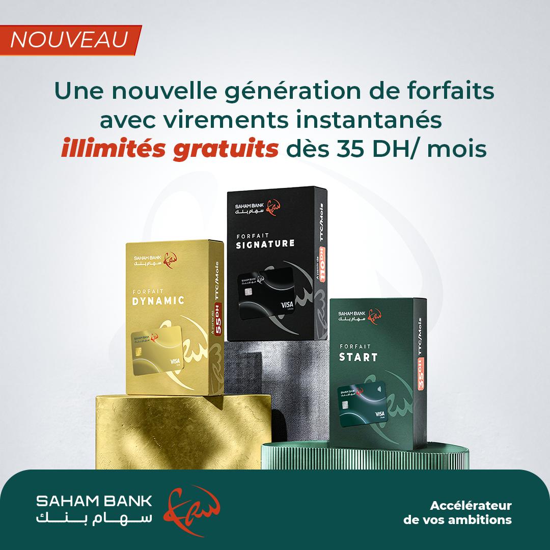 Saham Bank démocratise les virements gratuits et illimités dès 35 dirhams par mois