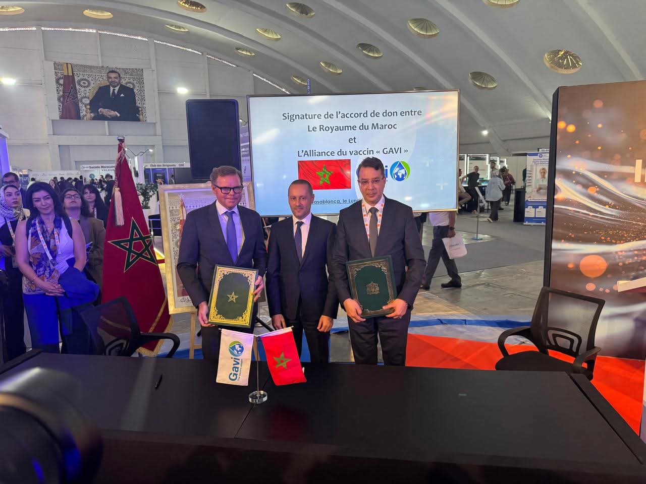 GITEX Future Health Africa : signature d'un accord sur un don de 5 millions de dollars octroyé par le Maroc à l'Alliance du Vaccin GAVI