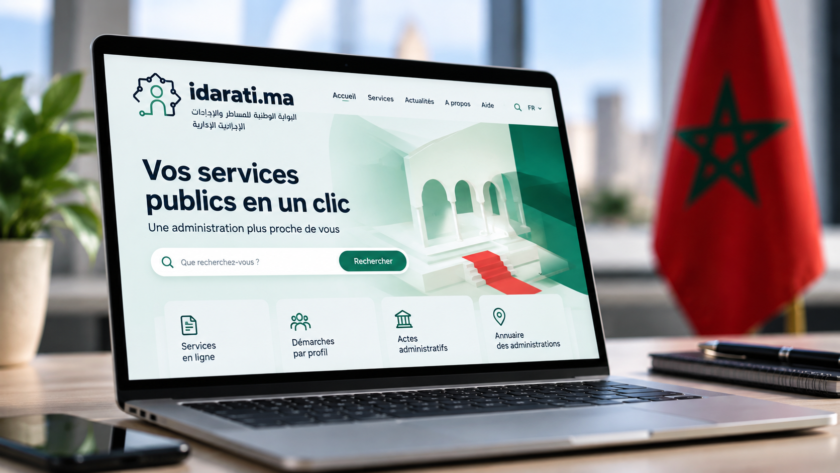 Services publics : le Maroc lance une nouvelle version du portail Idarati