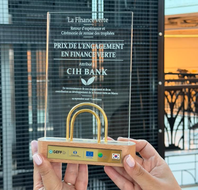 Transition énergétique : CIH Bank distinguée aux GEFF Awards par la BERD