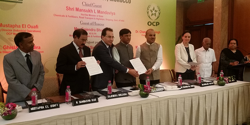 L’OCP va investir dans une usine d’engrais en Inde 